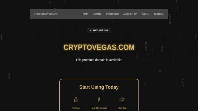 CryptoVegas casino screenshot
